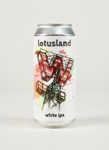 Lotusland White IPA in a can