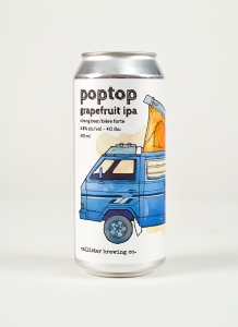 Poptop Grapefruit IPA in a can