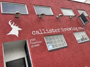 Street view of Callister Brewing at 1338 Franklin St.